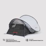 Tienda de campaña 2 personas Quechua 2 Seconds F&B - Imagen 5