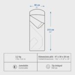 Saco de dormir transformable en edredón Quechua Arpenaz 0º - Imagen 3