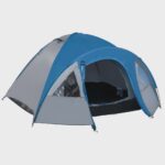 Tienda de Campaña Outsunny 250x300x130 cm Gris y Azul