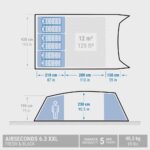 Tienda campaña hinchable 6 pers 3 habitaciones Fresh & Black Air Seconds - Imagen 4