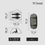 Almohada de trekking hinchable MT500 - Imagen 4
