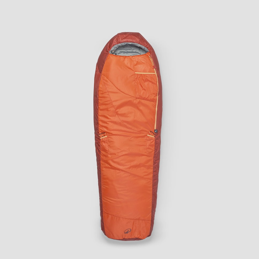 SKU-1641_img01 Saco de dormir niños 0 °C naranja - Imagen 1