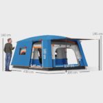 Tienda de Campaña Outsunny 430x305x195 cm Azul Claro - Imagen 3