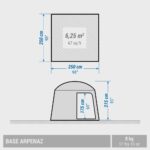 Carpa plegable habitáculo 6 personas UPF30 Arpenaz Base M - Imagen 2