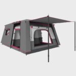 Tienda de Campaña Outsunny 430x305x195 cm Rojo