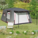 Tienda de Campaña Outsunny 430x305x195 cm Rojo - Imagen 5