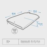 Almohada de camping memory foam Quechua Ultim COmfort XL - Imagen 2